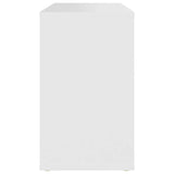 Side Cabinet White 60x30x50 cm Engineered Wood - 45-Degree Angle