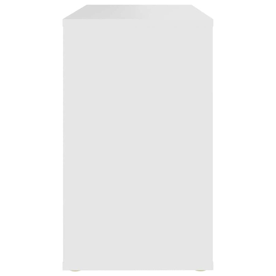 Side Cabinet White 60x30x50 cm Engineered Wood