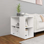 Side Cabinet White 60x30x50 cm Engineered Wood