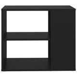 Side Cabinet Black 60x30x50 cm Engineered Wood - Top-Down View