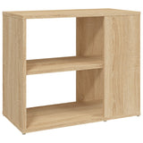 Side Cabinet Sonoma Oak 60x30x50 cm Engineered Wood - Front View
