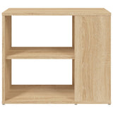 Side Cabinet Sonoma Oak 60x30x50 cm Engineered Wood - Top-Down View