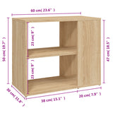 Side Cabinet Sonoma Oak 60x30x50 cm Engineered Wood - Close-Up Angle