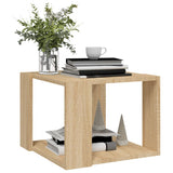 Coffee Table Sonoma Oak 40x40x30 cm Engineered Wood