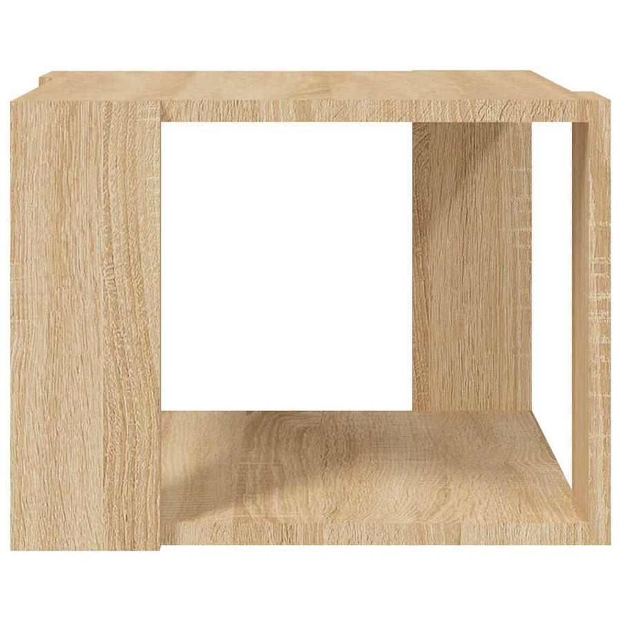 Coffee Table Sonoma Oak 40x40x30 cm Engineered Wood
