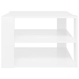 Coffee Table White 60x60x40 cm Engineered Wood