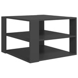 Coffee Table Grey 60x60x40 cm Engineered Wood
