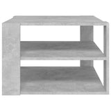 Coffee Table Concrete Grey 60x60x40 cm Engineered Wood - Top-Down View