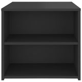 Side Table Grey 50x50x45 cm Engineered Wood - 45-Degree Angle