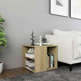 Side Table Sonoma Oak 50x50x45 cm Engineered Wood