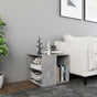 Side Table Concrete Grey 50x50x45 cm Engineered Wood