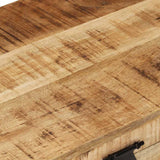 Storage Chest Solid Rough Mango Wood - Extra Image