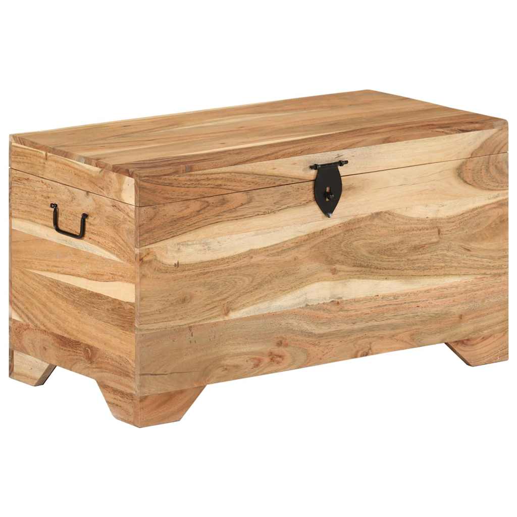 Storage Chest Solid Acacia Wood