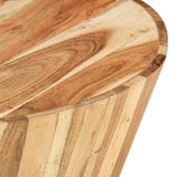 Coffee Table Ø65x31 cm Solid Acacia Wood