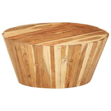 Coffee Table Ø65x31 cm Solid Acacia Wood