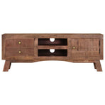 TV Cabinet 110x30x40 cm Rough Mango Wood