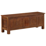 Storage Box 110x30x40 cm Solid Mango Wood - Extra Image