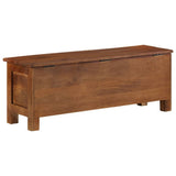 Storage Box 110x30x40 cm Solid Mango Wood - Top-Down View