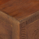 Storage Box 110x30x40 cm Solid Mango Wood - 45-Degree Angle