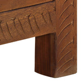 Storage Box 110x30x40 cm Solid Mango Wood - Close-Up Angle