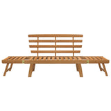 Garden Bench 2-in-1 190 cm Solid Acacia Wood - Top-Down View