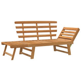 Garden Bench 2-in-1 190 cm Solid Acacia Wood - Close-Up Angle