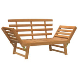 Garden Bench 2-in-1 190 cm Solid Acacia Wood - Low Angle
