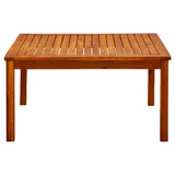 Garden Coffee Table 85x85x45 cm Solid Acacia Wood - Side View