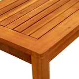 Garden Coffee Table 50x35x36 cm Solid Acacia Wood - 45-Degree Angle