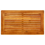 Garden Coffee Table 70x40x36 cm Solid Acacia Wood - Rear View