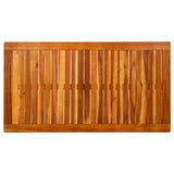 Garden Coffee Table 110x60x45 cm Solid Acacia Wood - Top-Down View