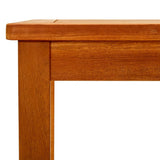 Garden Coffee Table 110x60x45 cm Solid Acacia Wood - Rear View