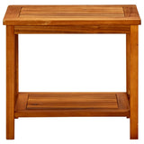 Coffee Table 50x35x45 cm Solid Acacia Wood - Front View