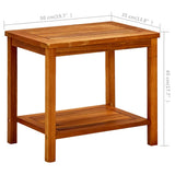 Coffee Table 50x35x45 cm Solid Acacia Wood - Close-Up Angle