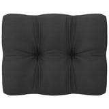 Garden Middle Sofa with Cushions Solid Pinewood - Close-Up Angle