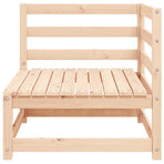 Garden Corner Sofas 2 pcs with Cushions Solid Pinewood