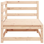 Garden Corner Sofas 2 pcs with Cushions Solid Pinewood