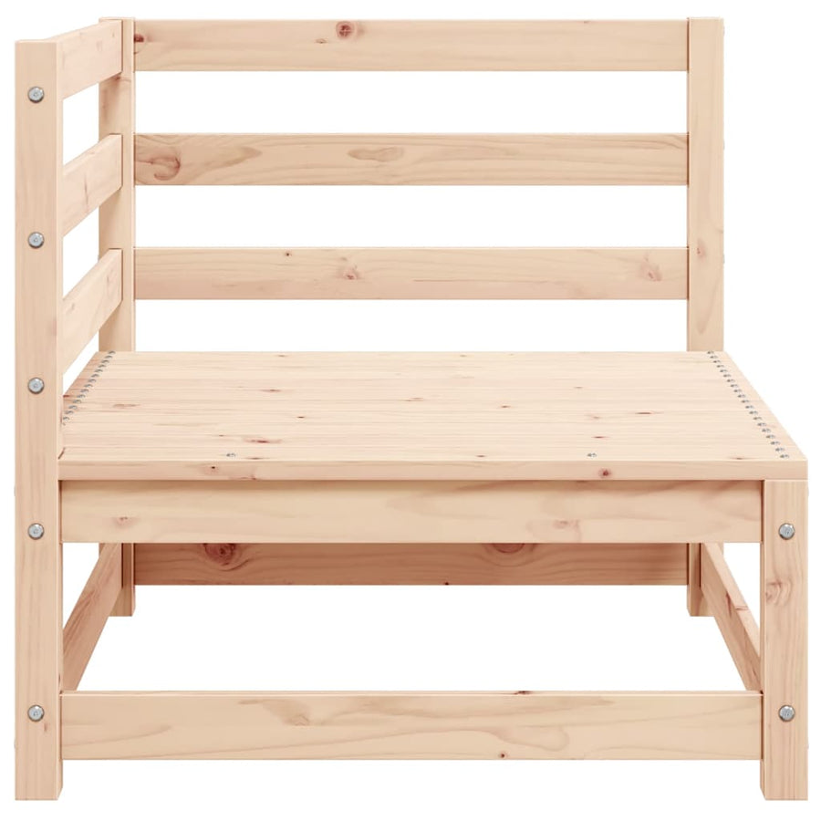 Garden Corner Sofas 2 pcs with Cushions Solid Pinewood