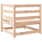 Garden Corner Sofas 2 pcs with Cushions Solid Pinewood