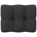Garden Middle Sofas with Cushions 2 pcs Solid Pinewood