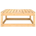 Garden Footstools with Cushions 2 pcs Solid Pinewood