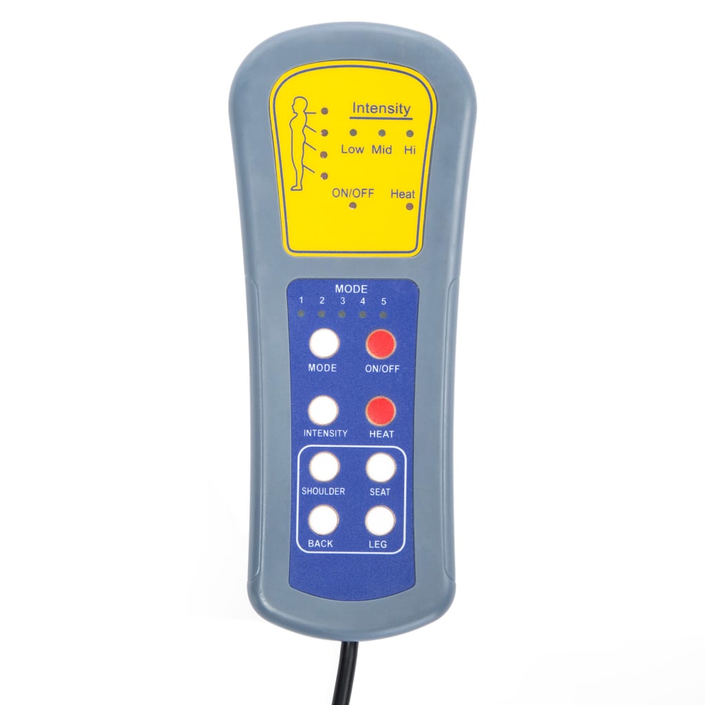 Electric Massage Recliner Dark Grey Faux Suede Leather