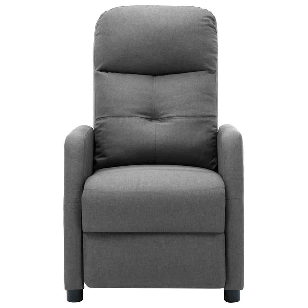 Electric Massage Chair Light Grey Fabric