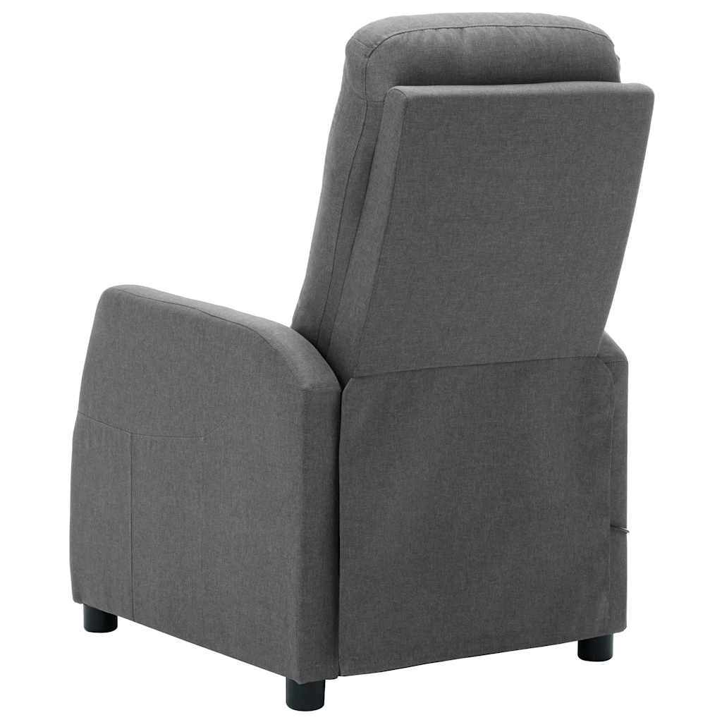 Electric Massage Chair Light Grey Fabric