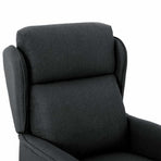 Electric Massage Chair Dark Grey Fabric