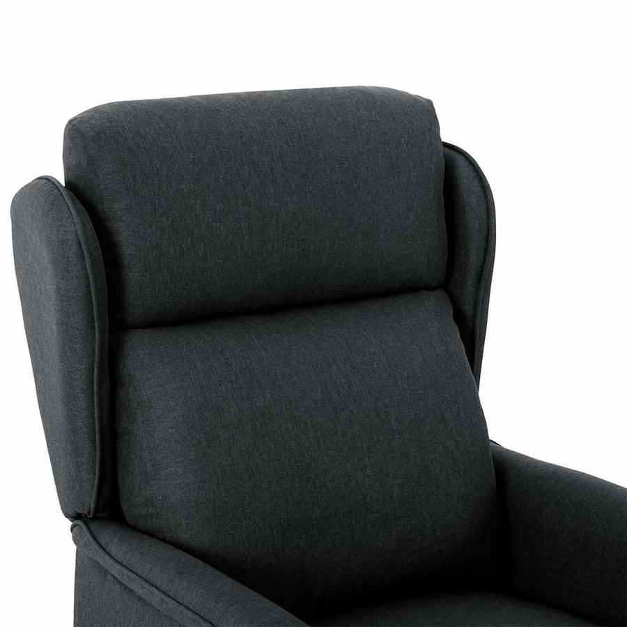 Electric Massage Chair Dark Grey Fabric