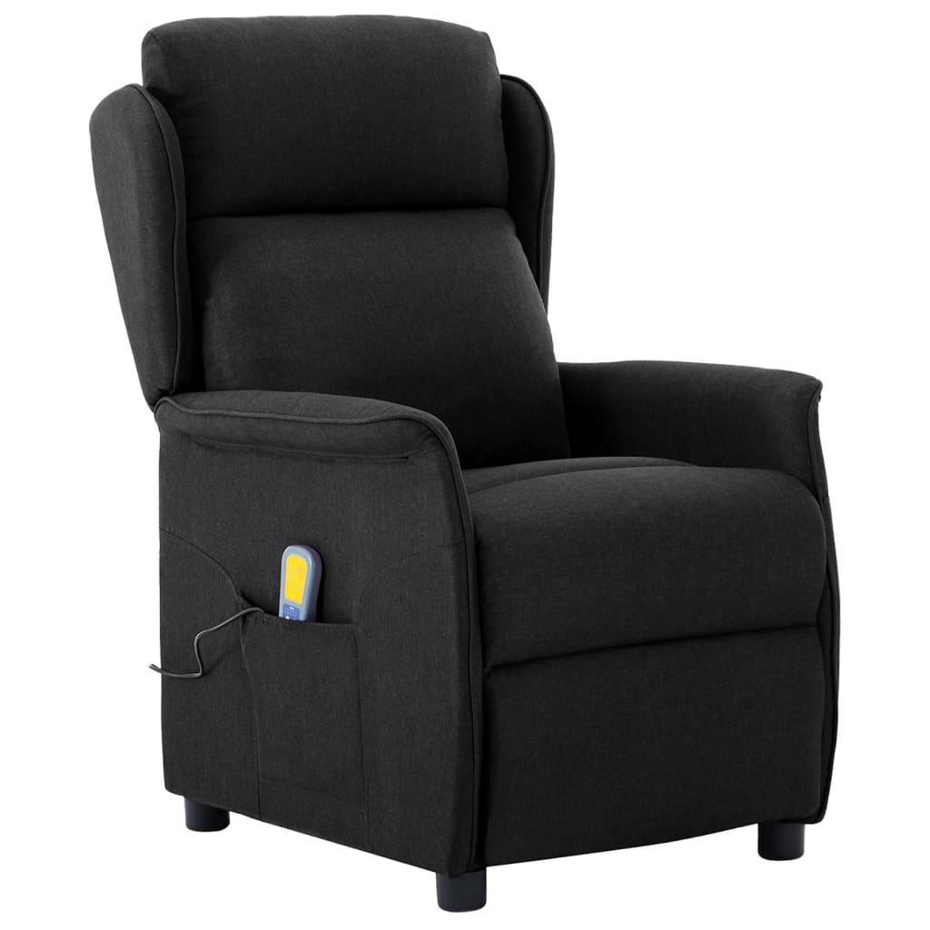 Electric Massage Chair Black Fabric