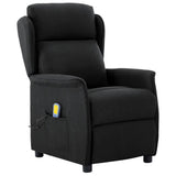 Electric Massage Chair Black Fabric