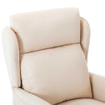 Electric Massage Chair Cream Fabric