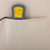 Electric Massage Chair Cream Fabric